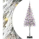 vidaXL Božično drevo med 300 LED z stojalom Bela 180 cm PE in jeklo | Shoptok.si