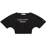 Calvin Klein Jeans Majica bež / črna