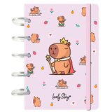 LOVELY STORY Bilježnica A6 Capibara Majesty, 100 listova na kvadratiće | shoptok.hr