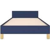  Za krevet s uzglavljem plavi 80 x 200 cm od tkanine | shoptok.hr