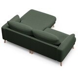 Micadoni Zelena kotna sedežna garnitura (desni kot/z ležalnikom) Naomi – | Shoptok.si