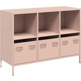 Maison Chic Komoda - Predalnik roza 101,5x39x73,5 cm hladno valjano jeklo, (21717435) Cene