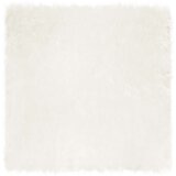vidaXL Lažna Ovčja Koža Preproga Tafalla Bela 240 x 240 cm Poliester, (5000112057) | Shoptok.si