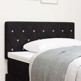 vidaXL Headboard s kristalnim gumbima, crna, 90 cm, baršun Cijene