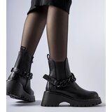 D/CEO Gemre Black ankle boots with chunky sole Beltran | Shoptok.si