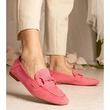 D/CEO UR/CEO Pink perforated women's moccasins with decoration Mensory | ePonuda.com