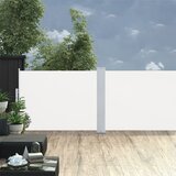 Maison Chic Zložljiva stranska tenda - Senčniki krem 120x1000 cm, (22039880) | Shoptok.si