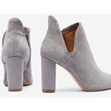 Resti Gray ankle boots with cut from Alania - Footwear | ePonuda.com