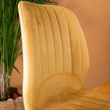 MID.YOU SET STOLOV, kovina, tekstil rumena | Shoptok.si