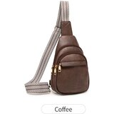 INF Šik barvna torba za čez telo za ženske Khaki, (21781465) | Shoptok.si