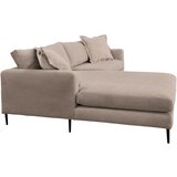 P & B SEDEŽNA GARNITURA, rebrasti žamet svetlo rjava | Shoptok.si