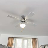  ZEVENTI - Plafonski ventilator NAVAGIO 1xE27/60W/230V crna/bela | Eponuda.com