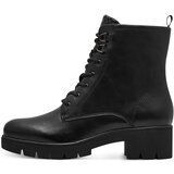 Tamaris Gležnarji z vezalkami črna | Shoptok.si