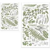 Mila Home Zelene/bež kopalniške preproge v kompletu 2 ks 60x100 cm Floral – Cene