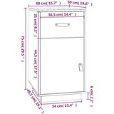  Radni stol s ormarićem boja meda 40x50x75 cm masivna borovina | shoptok.hr