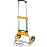 eurokraft basic aluminijast voziček za prevoz vreč, zložljiv, slimline 125, s kolesi, odpornimi proti predrtju, od 1 kosa | Shoptok.si