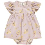 Müsli by GREEN COTTON Obleka 'Filipendula' rjava / rumena / staro roza | Shoptok.si