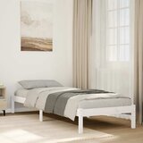  Okvir kreveta bez madraca bijeli 100x210 cm masivna borovina | shoptok.hr