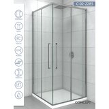 Copen Tuš kabina C-02-2285 Devon srebrni ram 80x80x200cm providno staklo 6mm | ePonuda.com