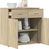 vidaXL Komoda sonoma hrast 79x38x80 cm inženirski les | Shoptok.si