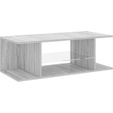  TV ormarić s LED svjetlima boja hrasta sonome 90 x 39 x 30 cm Siva | Shoptok.si