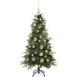 vidaXL Umetno Zložljivo Božično Drevo Zelena 120 cm PE in PVC | Shoptok.si