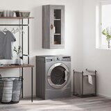 vidaXL Stenska omarica siva sonoma 34,5x34x90 cm Cene