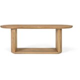 GINER Y COLOMER Ovalna miza iz mangovega lesa 210 cm, (22147116) | Shoptok.si