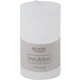 Rustic candles by Ego dekor bijela svijeća Rust, vrijeme gorenja 38 h Cijene