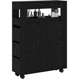  Set namještaja za kupaonicu Zidne Crni hrast 65 x 23 x 87 cm | shoptok.hr