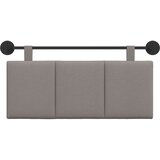  Držeće uzglavlje Zidne Sivo-smeđa 110 x 55 x 5 cm tkanina - Sivo-smeđa 100 cm bez LED | shoptok.hr