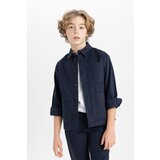 Defacto Boys Oversize Fit Polo Neck Long Sleeve Shirt | ePonuda.com