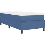 Krevet s opruga kutije Plava i bijela 100 x 200 cm | Eponuda.com