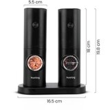 Huslog HUS1035 set električnih mlincev za sol in poper, USB-C, 2 kom Slike