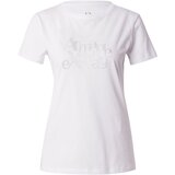Armani Exchange Majica srebrna / bela | Shoptok.si