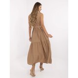 Italy Moda Dress-MI-SK-A5032.70P-camel | Shoptok.si