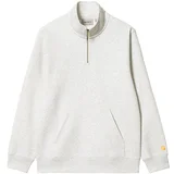 Carhartt WIP Chase Neck Zip Sweatshirt Ash Heather