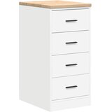  Garažni ormar za odlaganje bijeli 40x51x85 cm masivne borovine | shoptok.hr