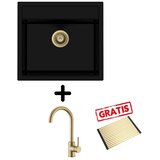 Carysil Set Waltz 560 + SHR Vida Zlato/Deep Black | shoptok.hr