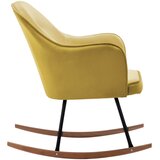  Stolica za ljuljanje boja senfa baršunasta | Eponuda.com
