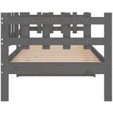  Dnevni ležaj sivi 90 x 200 cm od masivne borovine | shoptok.hr