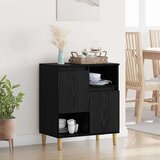vidaXL Kreveta Crni hrast 35 x 60 x 70 cm Konstruirano drvo | shoptok.hr