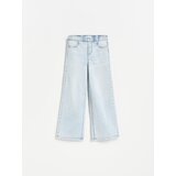 Reserved Rastezljive wide leg traperice - plava | shoptok.hr