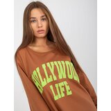 Vikki Sweatshirt-VI-BL-3102.01P-brown-green | shoptok.hr