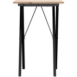 Blagovaonski stol X-oblika 50x50x75 cm od borovine i čelik | shoptok.hr