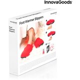 InnovaGoods Topli grelni copati za mikrovalovko rdeči | Shoptok.si