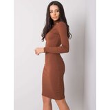 RUE PARIS Dress-RV-SK-R5133.07P-brown | shoptok.hr