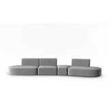 Milo Casa Siva baršunasti sofa s desnim kutom 428 cm Paolo – Cijene
