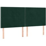 s oprugama i madracem tamnozeleni 180x200 cm baršunasti | shoptok.hr