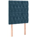 Box spring krevet s madracem tamnoplavi 80 x 200 cm baršunasti | shoptok.hr